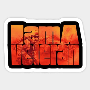 I am a Veteran Sticker